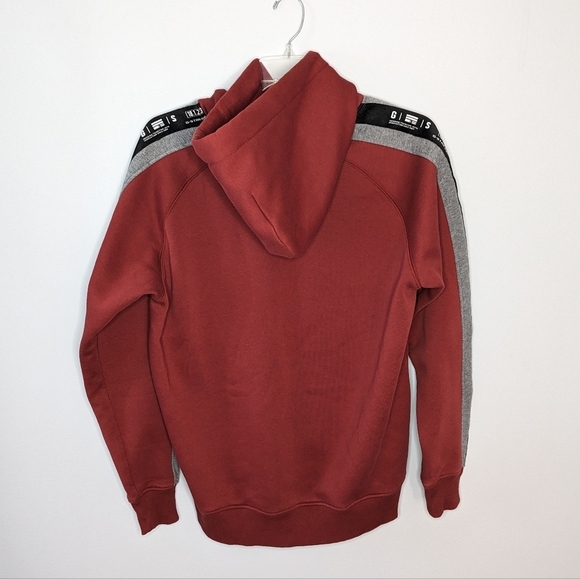 G-Star Raw Heathered Red Striped Hoodie Mens XL - Picture 6 of 8